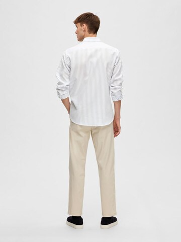 SELECTED HOMME Regular fit Button Up Shirt in White