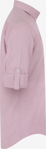 DENIM CULTURE Regularny krój Koszula 'Hugo' w kolorze różowy
