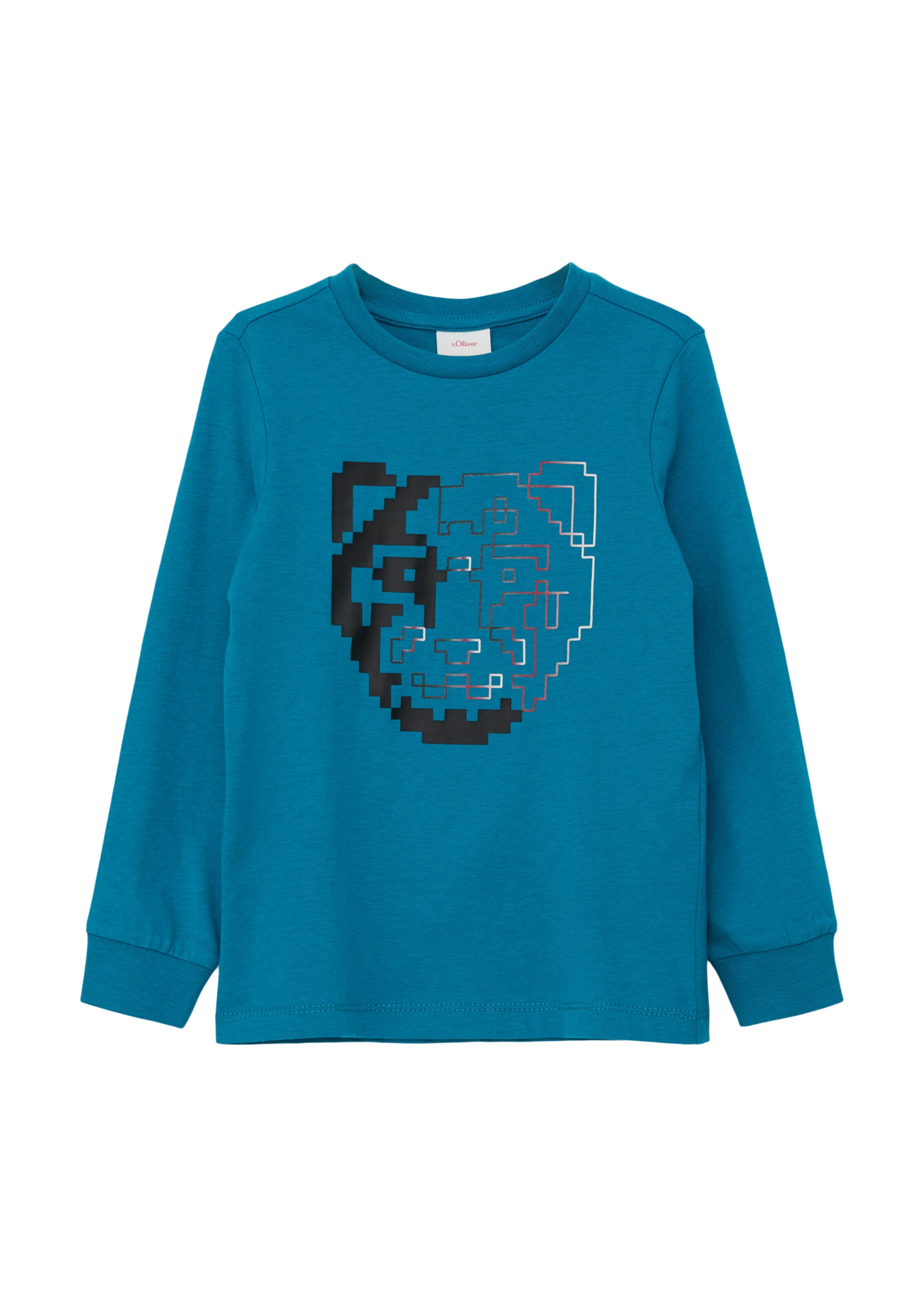 s.Oliver Shirt in Blauw: voorkant