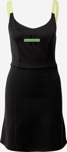 Calvin Klein Jeans Jurk 'MILANO' in de kleur Limoen / Zwart, Productweergave