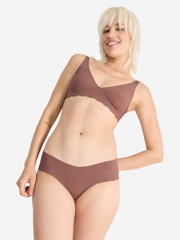 SLOGGI Panty 'ZERO Microfibre 2.0' in Braun