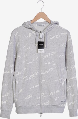 BIKKEMBERGS Sweatshirt & Zip-Up Hoodie in M in Grey: front