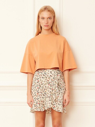 Aligne T-shirt 'Crosby' i orange: framsida