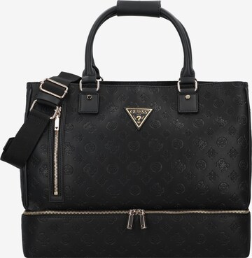 Borsa a spalla di GUESS in nero: frontale