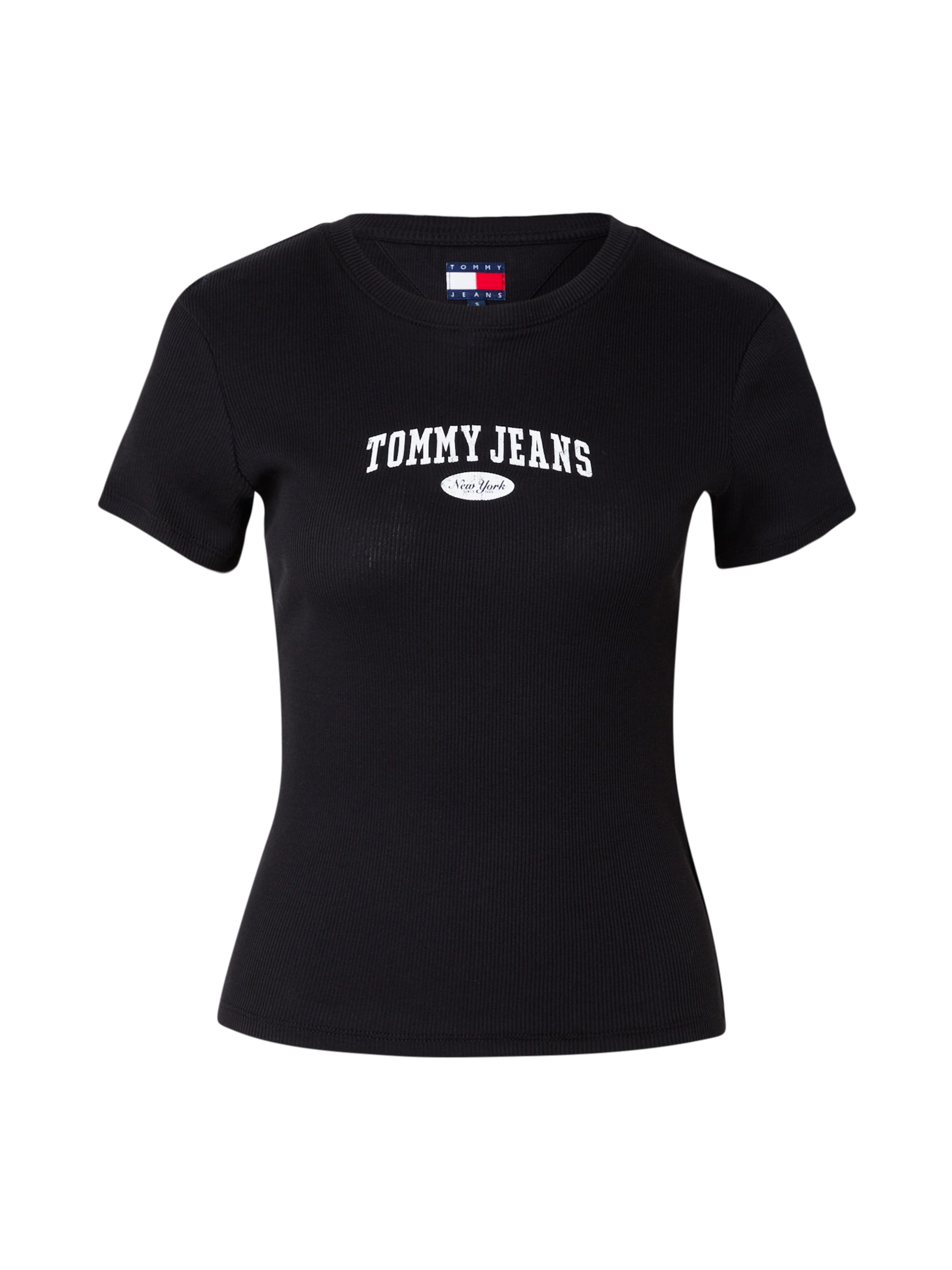 Tommy Jeans Shirt in Black: front