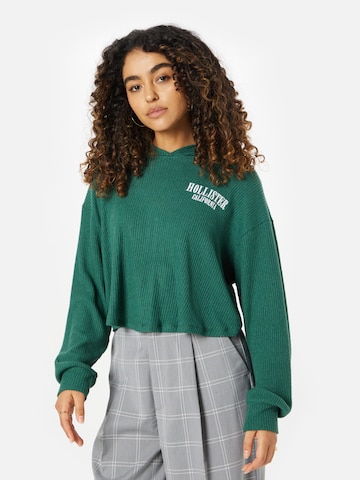 HOLLISTER Sweatshirt in Grün: predná strana