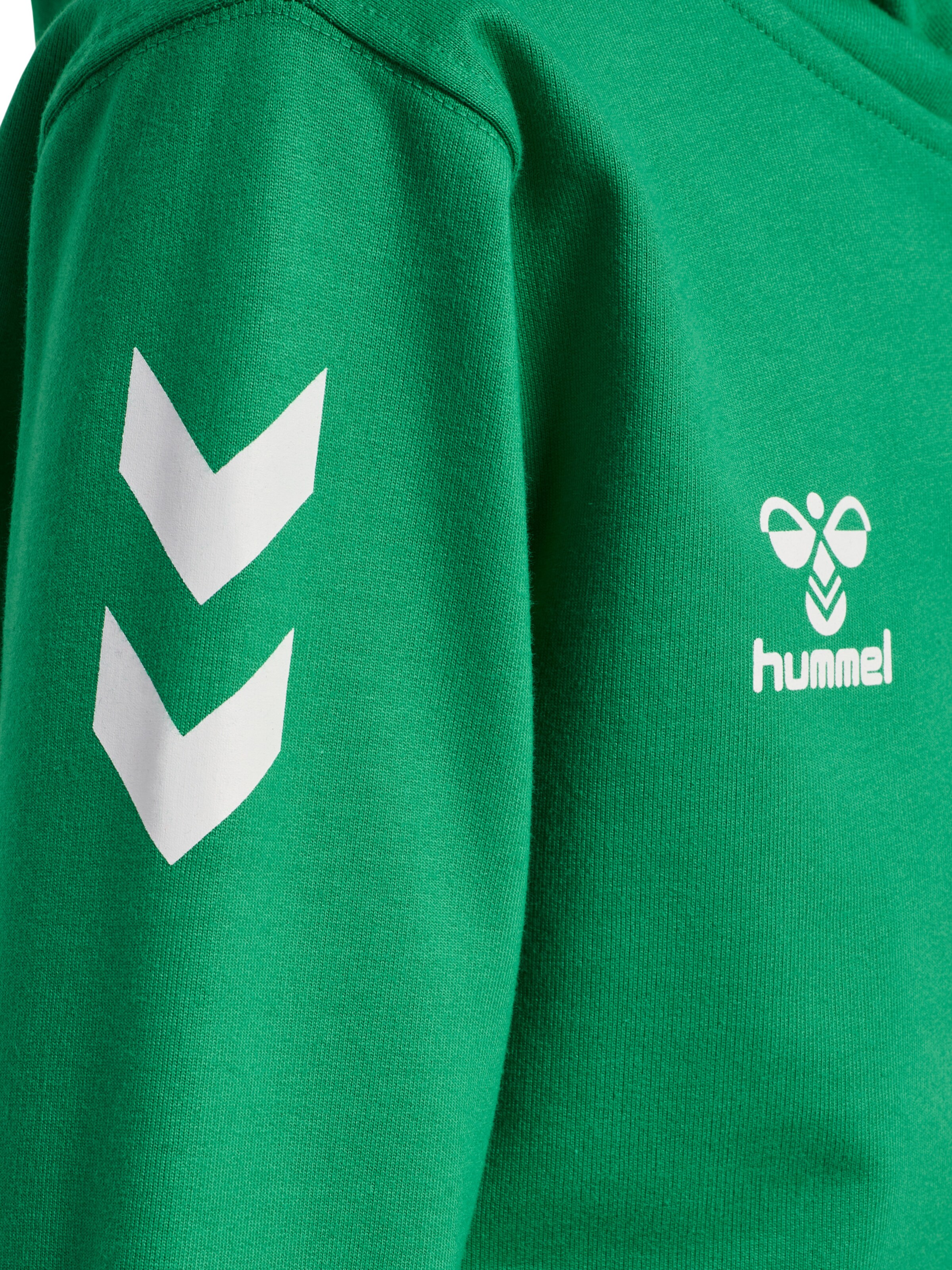 Hummel Sports sweat jacket in Green