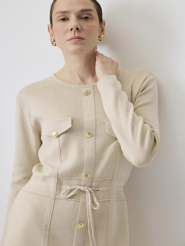 Touche Prive Gebreide jurk in Beige