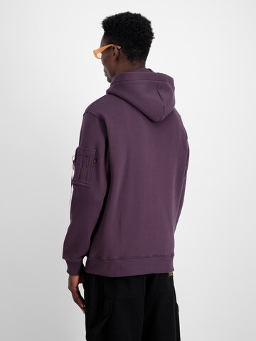 ALPHA INDUSTRIES Sweatshirt i lila