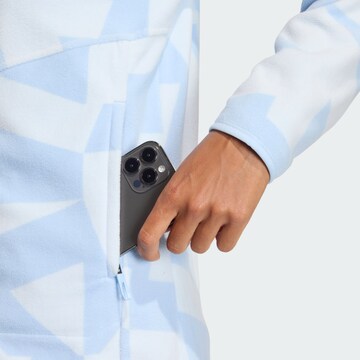 ADIDAS TERREX - Chaqueta polar funcional 'Multi Printed Full-Zip Fleece' en azul