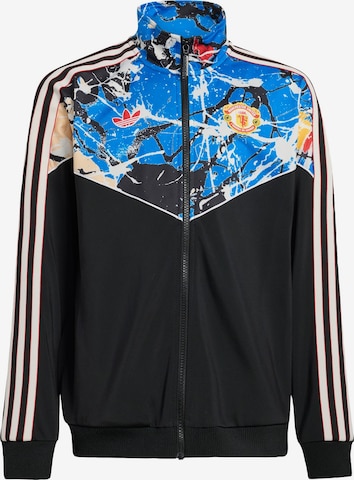 Veste de sport 'Manchester United Stone Roses' ADIDAS PERFORMANCE en noir : devant