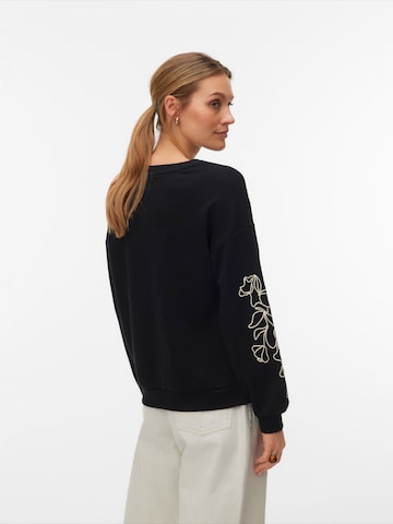 Bluză de molton 'VMLada' de la VERO MODA pe negru