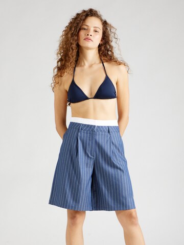 Tommy Jeans Triangel Bikinitop in Blauw