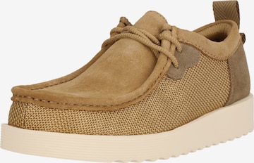 Mocassin 'Wallabee' CLARKS en marron : devant