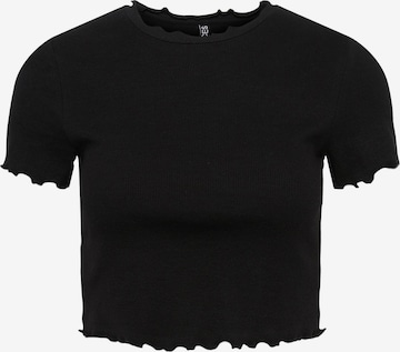 PIECES Skjorte i svart: forside