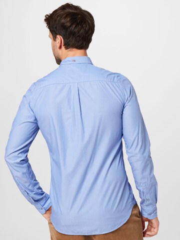 SCOTCH & SODA Slim fit Overhemd in Blauw