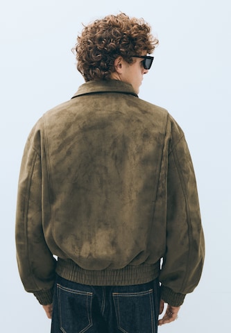 Giacca di mezza stagione di Bershka in verde