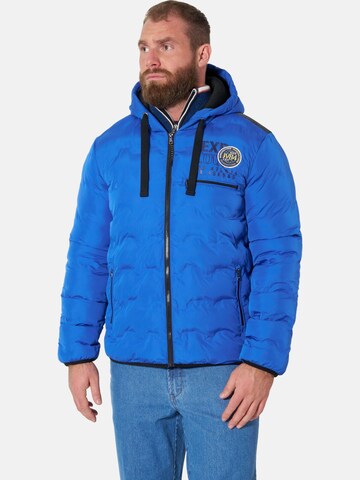 Jan Vanderstorm Between-Season Jacket 'Sarolf' in Blue: front