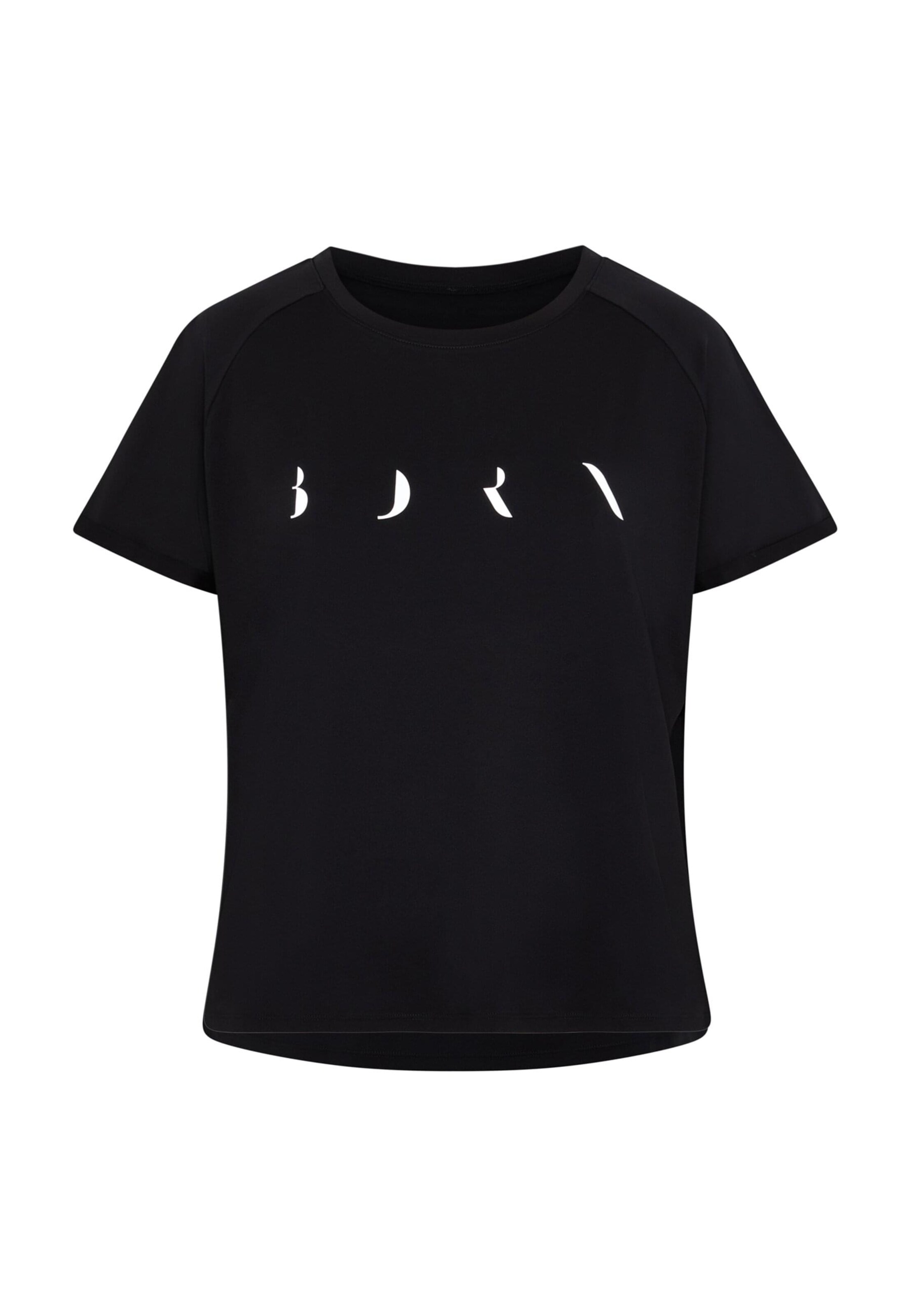 Born Living Yoga Funktionsshirt 'Vero' in Schwarz: Vorderseite