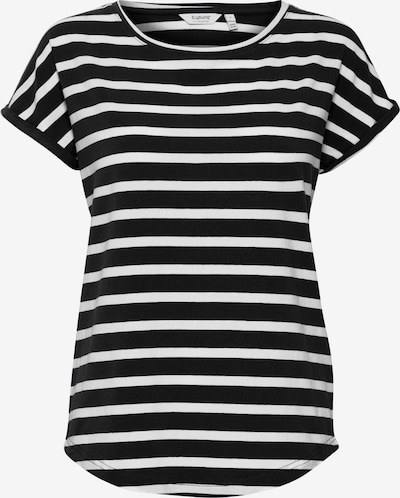 Tricou 'Pamila' b.young pe negru / alb, Vizualizare produs