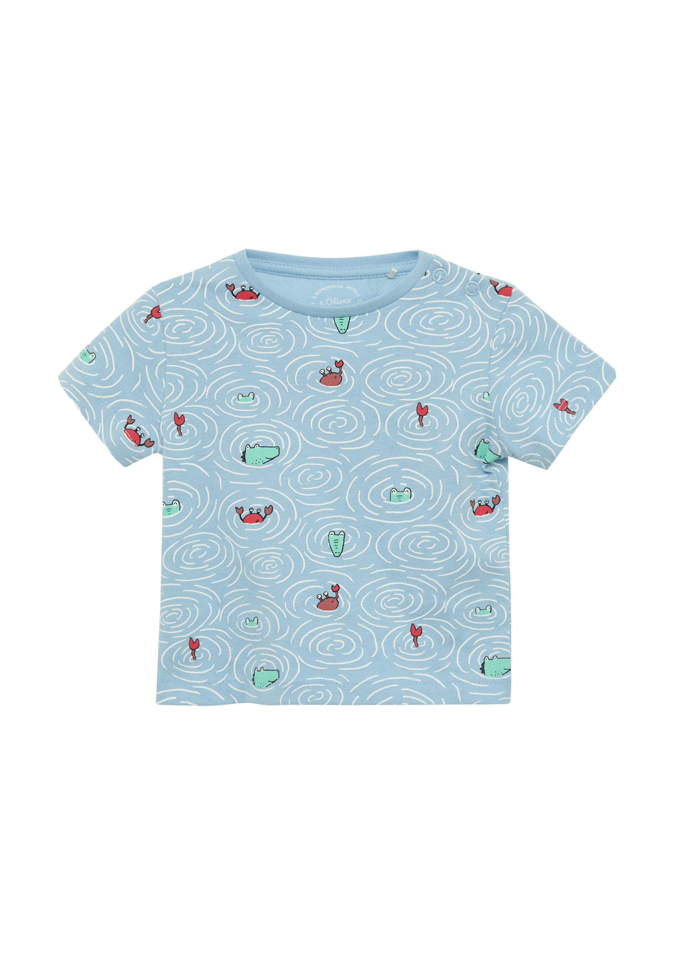 T-Shirt s.Oliver en bleu : devant