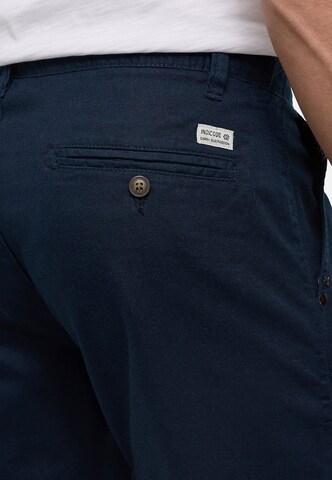 INDICODE JEANS Regular Chino 'Melio' in Blauw