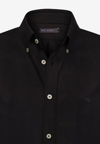 Felix Hardy Regular fit Button Up Shirt in Black