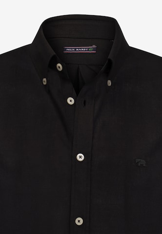 Felix Hardy Regular Fit Hemd in Schwarz