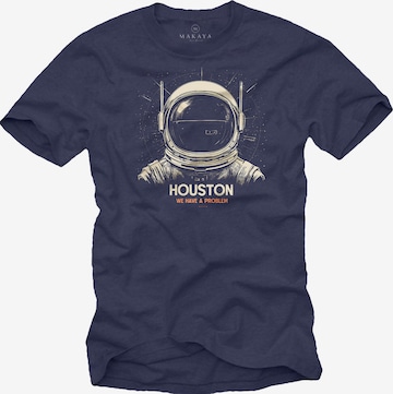 MAKAYA Shirt in Blue: front