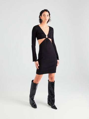 HUGO Red - Vestido 'Nortensie' em preto: frente