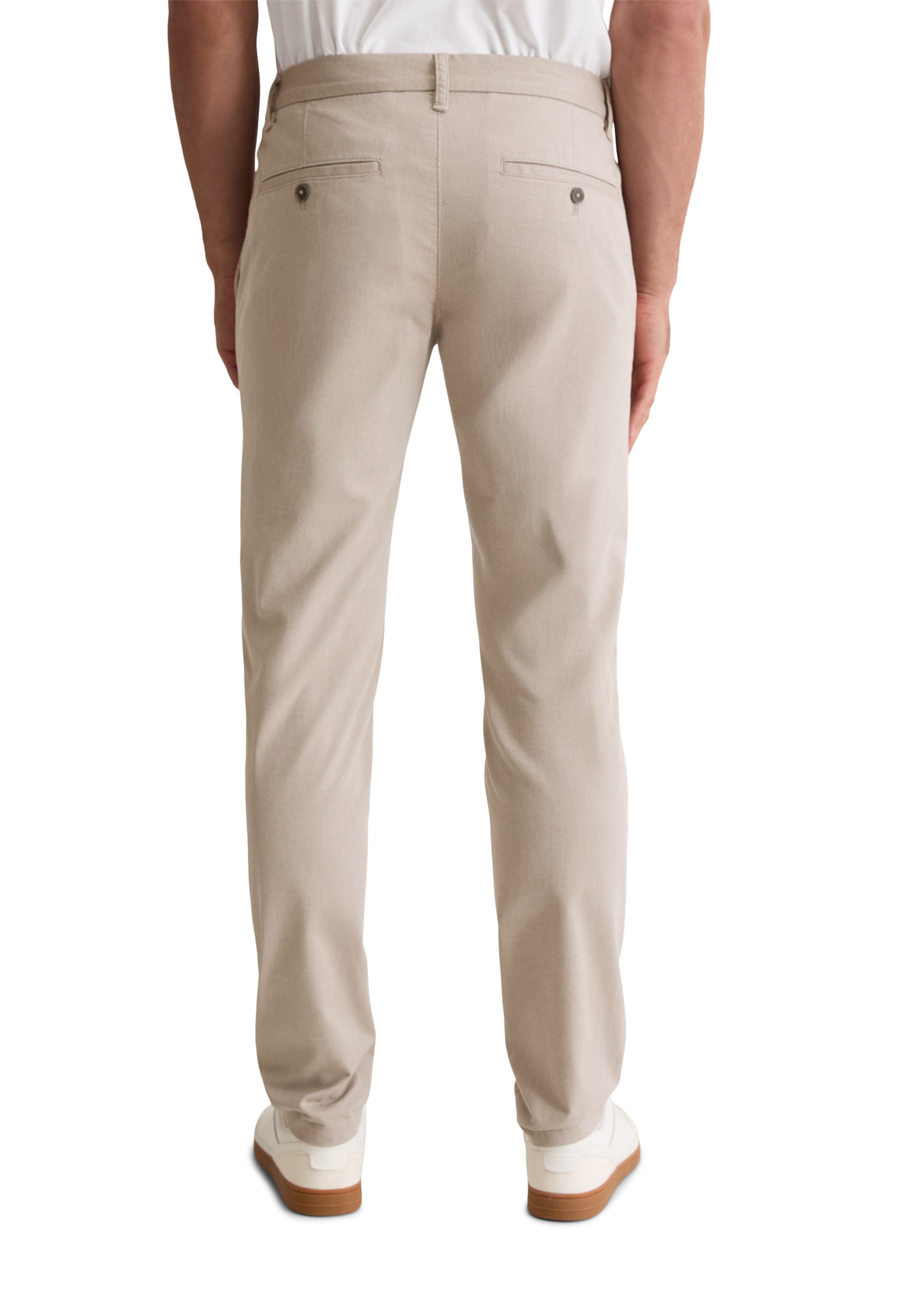 Marc O'Polo Regular Chino trousers 'Stig' in Beige