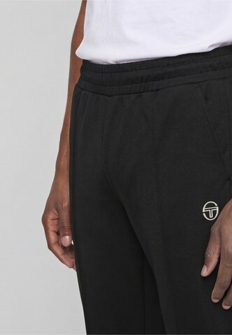 Regular Pantalon de sport Sergio Tacchini en noir