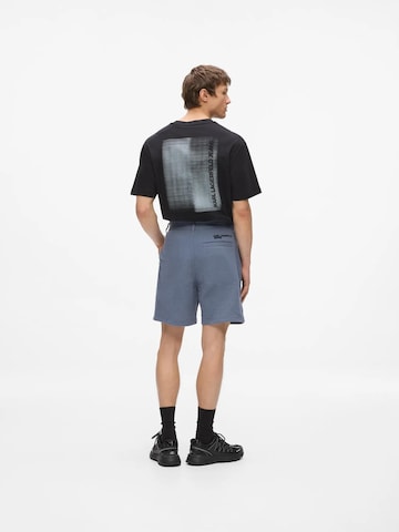 Largi Pantaloni cutați de la KARL LAGERFELD JEANS pe gri