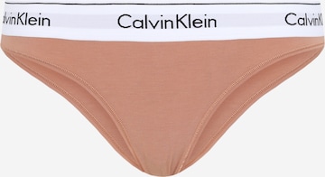 Calvin Klein Underwear Стринги в Оранжевый: спереди