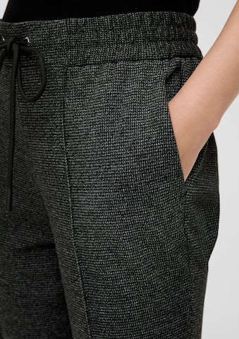 s.Oliver BLACK LABEL Regular Pleat-front trousers in Black