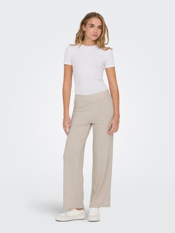 Wide Leg Pantalon 'NELLA' ONLY en beige