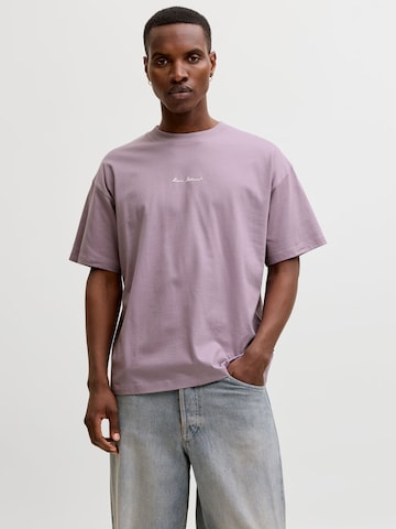T-Shirt JACK & JONES en violet : devant
