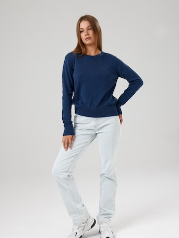 GORG Pullover 'Damen Rundhals-Pullover'‌‌‌‌‌‌‌‌ in Blau