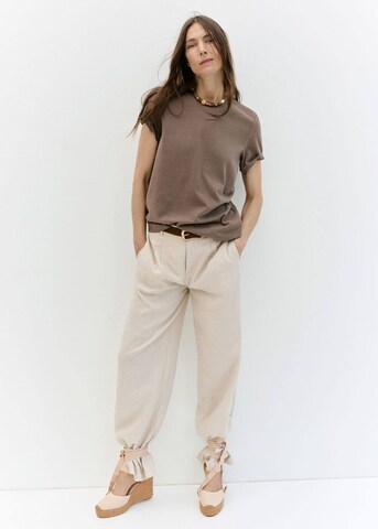 MANGO Espadrilles 'Ona' in Beige