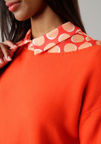 Aniston SELECTED Sweater in Orange