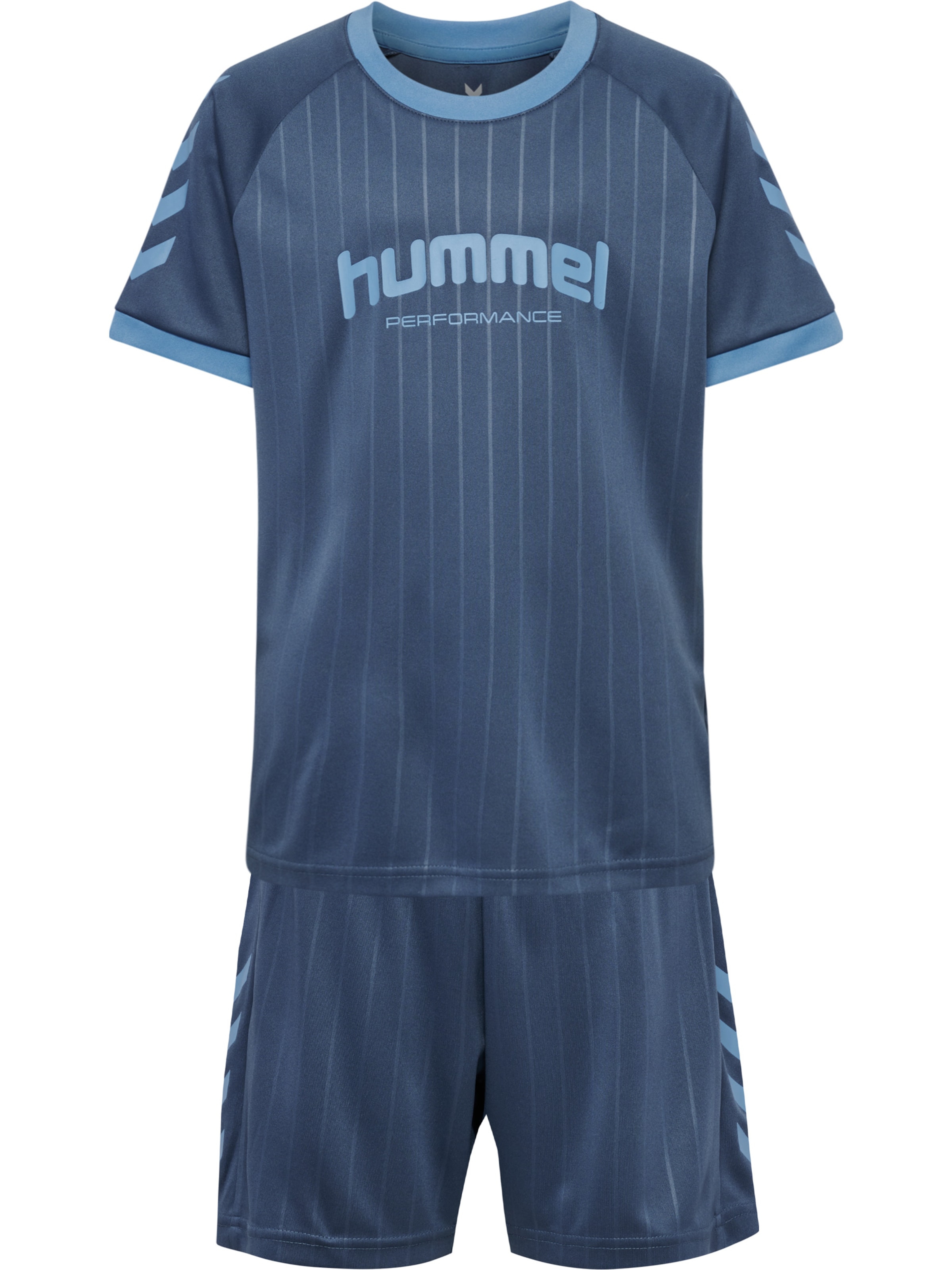 Hummel Træningsdragt i blå: forside