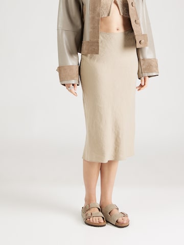 Samsøe Samsøe Skirt 'Saagneta' in Beige: front