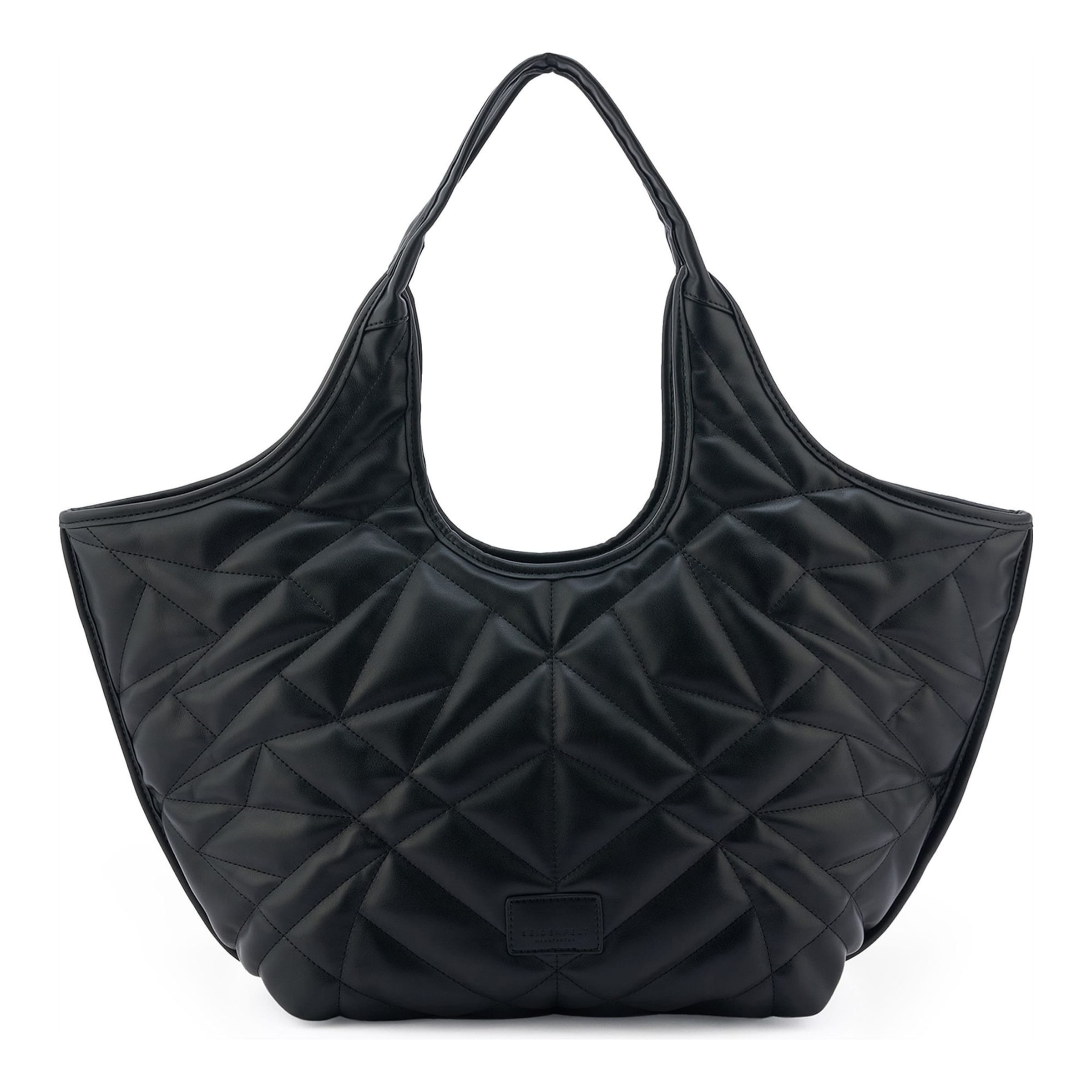 Shopper 'Huuvari' di Seidenfelt in nero: frontale