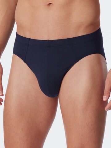 SCHIESSER Panty ' UNCOVER Cotton ' in Blue: front