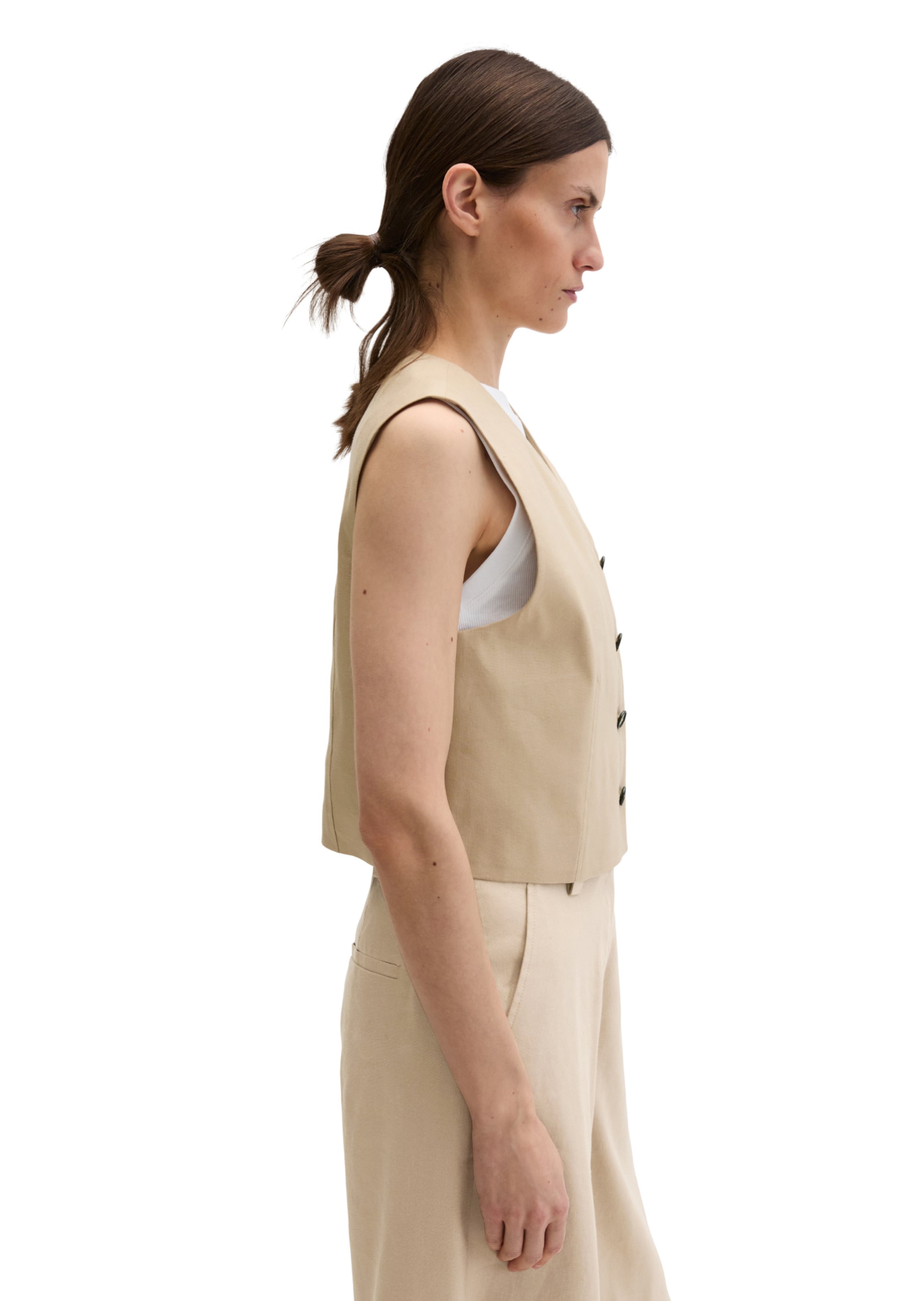 Marc O'Polo Gilet in Beige
