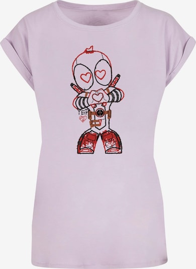 ABSOLUTE CULT T-Shirt in lavendel / rot / schwarz, Produktansicht