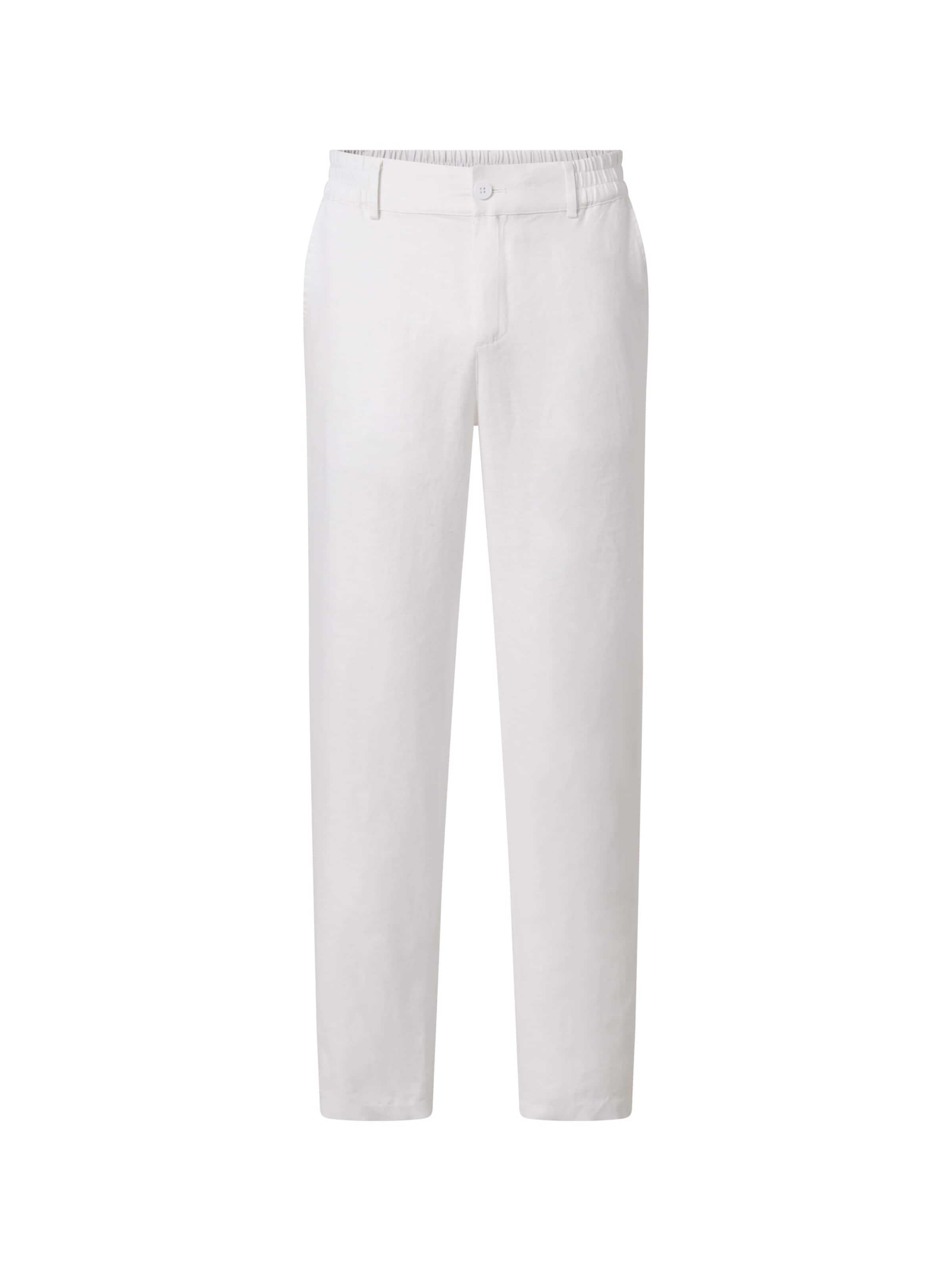 regular Pantaloni di CASH-MERE.CH in bianco: frontale
