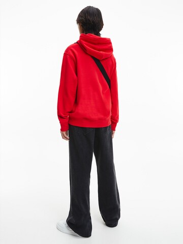 Sweat-shirt Calvin Klein Jeans en rouge