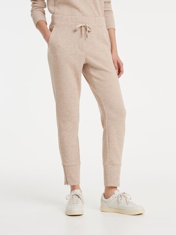 OPUS Tapered Pants 'Edigna' in Beige: front