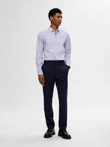 SELECTED HOMME Slim fit Overhemd in Blauw